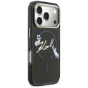 Kryt Karl Lagerfeld IML Choupettes iPhone 17 Pro Max černý