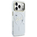 Kryt Karl Lagerfeld CHOUPETTES MagSafe pro iPhone 17 Pro Max - čirý