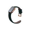 NJORD Jord Řemínek z lososí kůže pro Apple Watch 42/44/45/49mm, tmavě zelený