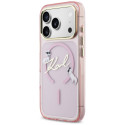 Kryt Karl Lagerfeld Choupettes pro iPhone 17 Pro Max - růžový