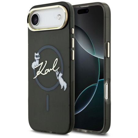 Kryt Karl Lagerfeld CHOUPETTES pro iPhone Air - černý
