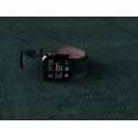 NJORD Jord Řemínek z lososí kůže pro Apple Watch 42/44/45/49mm, tmavě zelený