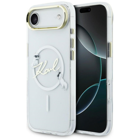 Kryt Karl Lagerfeld IML Choupettes pro iPhone Air - čirý