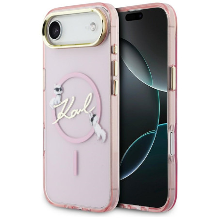 Kryt Karl Lagerfeld CHOUPETTES pro iPhone Air - růžová