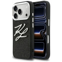 Kryt Karl Lagerfeld KL Diamond Logo pro iPhone 17 Pro černý