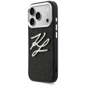 Kryt Karl Lagerfeld KL Diamond Logo pro iPhone 17 Pro černý
