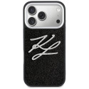 Kryt Karl Lagerfeld KL Diamond Logo pro iPhone 17 Pro černý