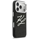 Kryt Karl Lagerfeld KL Diamond Logo pro iPhone 17 Pro černý