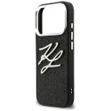 Kryt Karl Lagerfeld KL Diamond Logo pro iPhone 17 Pro černý