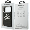 Kryt Karl Lagerfeld KL Diamond Logo pro iPhone 17 Pro černý