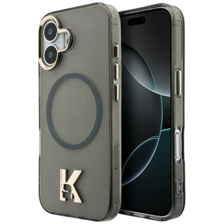Kryt Karl Lagerfeld IML K Head Logo pro iPhone 17 black