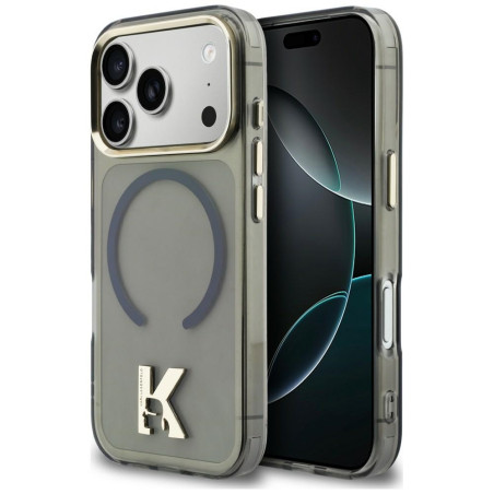 Kryt Karl Lagerfeld IML K Head Logo pro iPhone 17 Pro Max - černý