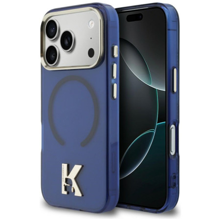 Kryt Karl Lagerfeld IML K Head Logo iPhone 17 Pro Max - modrá