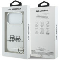 Kryt Karl Lagerfeld MagSafe IML pro iPhone 17 Pro Max - bílý