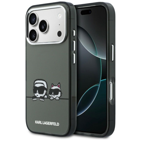 Kryt Karl Lagerfeld MagSafe pro iPhone 17 Pro Max - černý