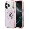 Kryt Karl Lagerfeld IML Peekaboo MagSafe pro iPhone 17 Pro Max - růž