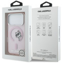 Kryt Karl Lagerfeld IML Peekaboo MagSafe pro iPhone 17 Pro Max - růž