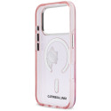 Kryt Karl Lagerfeld IML Peekaboo MagSafe iPhone 17 Pro - růžový