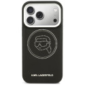 Kryt Karl Lagerfeld K Head Point Logo pro iPhone 17 Pro - černá