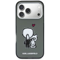 Kryt Karl Lagerfeld Karl & Choupette pro iPhone 17 Pro černá