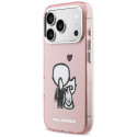 Kryt Karl Lagerfeld KARL & CHOUPETTE MagSafe iPhone 17 Pro - růžový