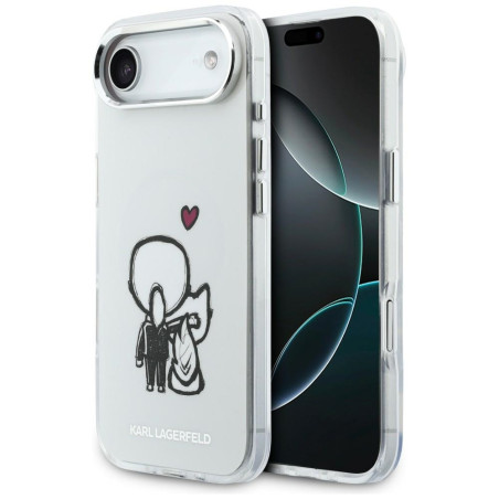 Kryt Karl Lagerfeld Karl & Choupette pro iPhone Air clear