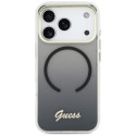 Kryt Guess IML Gradient Script Metal MagSafe iPhone 17 Pro - black