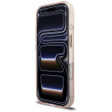 Kryt Guess IML Script Metal MagSafe iPhone 17 - růžová
