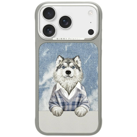 Kryt Nimmy Gentle Pets Series MagSafe pro iPhone 17 Pro - šedý
