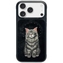 Kryt Nimmy Lucky Fashion Cat pro iPhone 17 Pro – černý