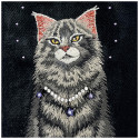 Kryt Nimmy Lucky Fashion Cat pro iPhone 17 Pro – černý