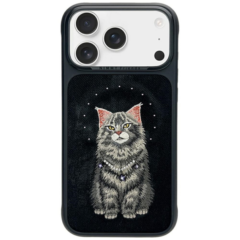 Kryt Nimmy LUCKY FASHION CAT pro iPhone 17 Pro Max - black
