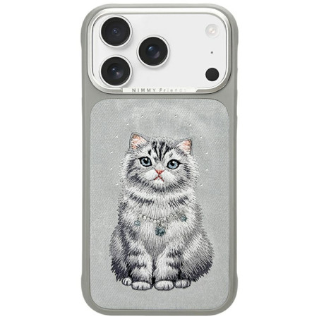 Kryt Nimmy LUCKY FASHION CAT iPhone 17 Pro - gray