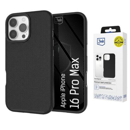 Kryt 3mk Fortis MagCase iPhone 16 Pro Max černý