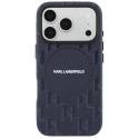 Kryt Karl Lagerfeld MONOGRAM Logo MagSafe pro iPhone 17 Pro – modrý