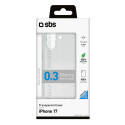 Kryt SBS Skinny Cover pro iPhone 17 – transparentní