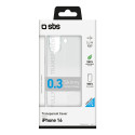 Kryt SBS Skinny Cover iPhone 16 - transparent