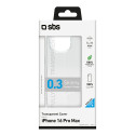 Kryt SBS Skinny Cover pro iPhone 16 Pro Max - transparentní
