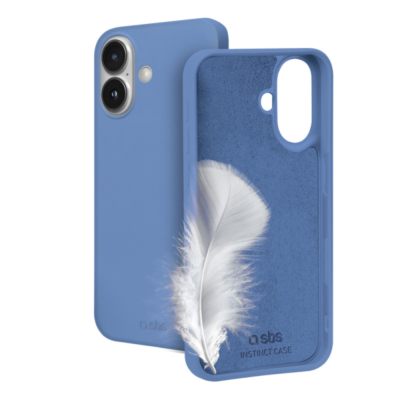 Kryt SBS INSTINCT pro iPhone 16 - modrý