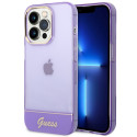 Kryt Guess TRANSLUCENT iPhone 14 Pro Max – fialové