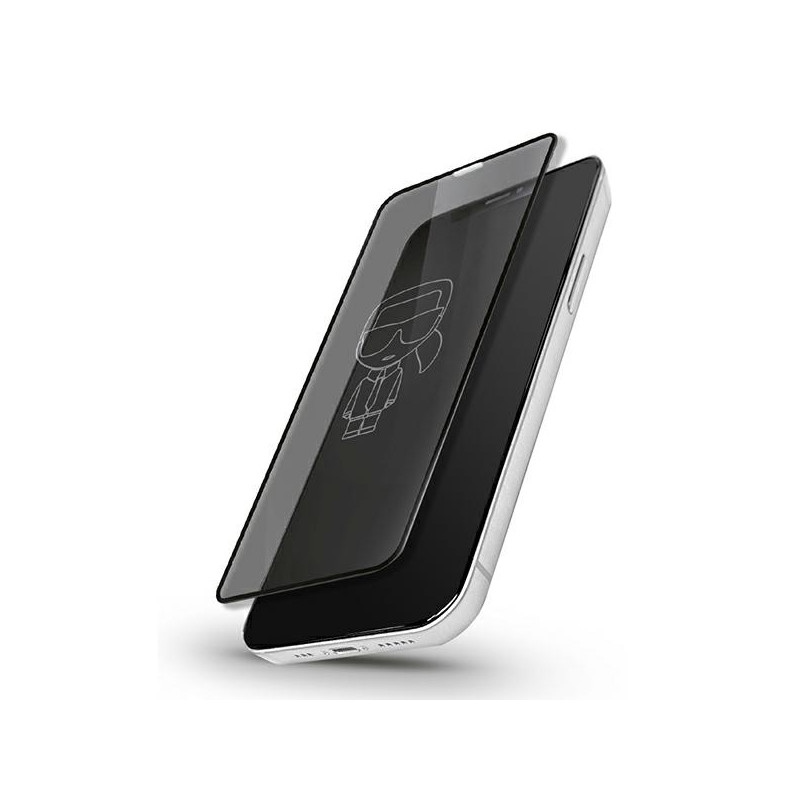 Ochranné sklo Karl Lagerfeld Magic Logo pro iPhone 12 Pro Max - transparentní