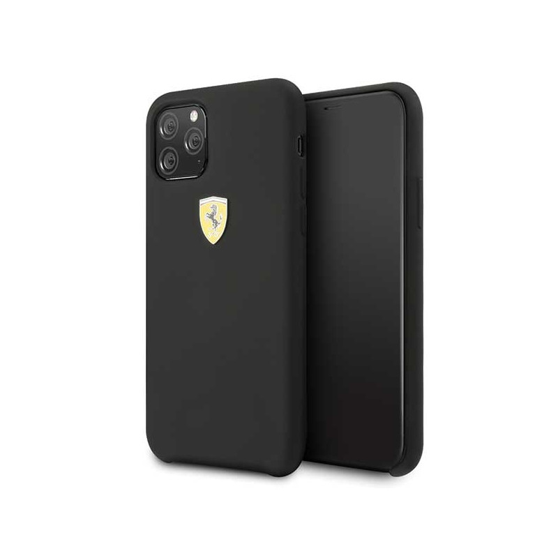 Kryt Ferrari Silicone pro iPhone 11 Pro Max - černý