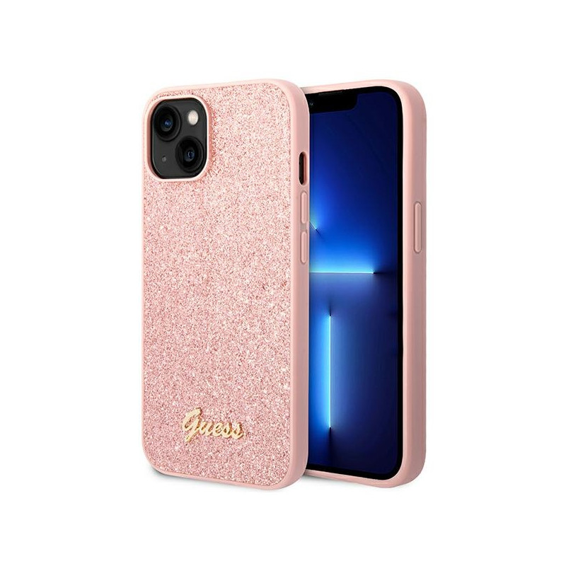 Kryt Guess GUHCP14MHGGSHP pro iPhone 14 Plus - růžový/pink