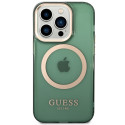 Kryt Guess GUHMP14LHTCMA pro iPhone 14 Pro - Gold Outline