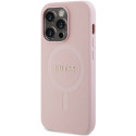 Kryt Guess GUHMP14LPSAHMCP pro iPhone 14 Pro MagSafe - růžová