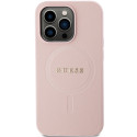 Kryt Guess GUHMP14LPSAHMCP pro iPhone 14 Pro MagSafe - růžová