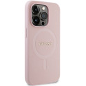 Kryt Guess GUHMP14LPSAHMCP pro iPhone 14 Pro MagSafe - růžová