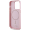 Kryt Guess GUHMP14LPSAHMCP pro iPhone 14 Pro MagSafe - růžová