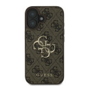 Kryt Guess 4G BIG LOGO pro iPhone 16 - hnědý
