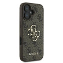 Kryt Guess 4G BIG LOGO pro iPhone 16 - hnědý